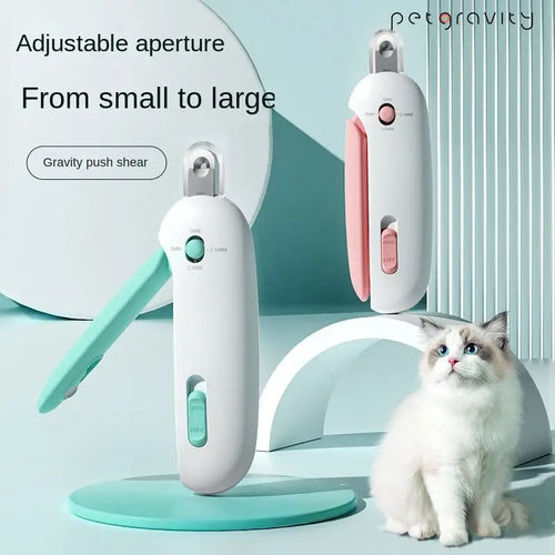 Adjustable Pet Nail Trimmer - Professional Clippers for Dogs & Cats