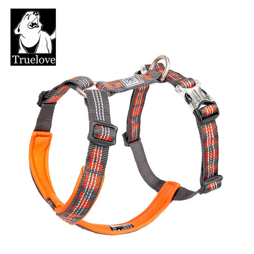 Padded Nylon Pet Harness Vest for Outdoor Walking, Running, Climbing