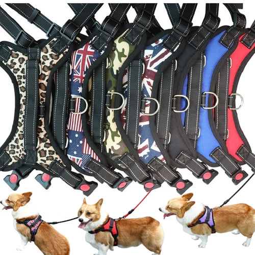 Strong No-Pull Dog Vest Harness with Padded and Reflective Design