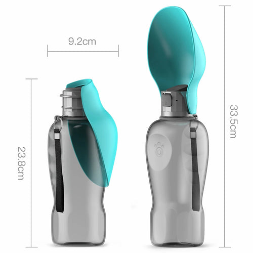 Holapet 800ml Portable Dog Water Bottle – Travel Drinking Bowl