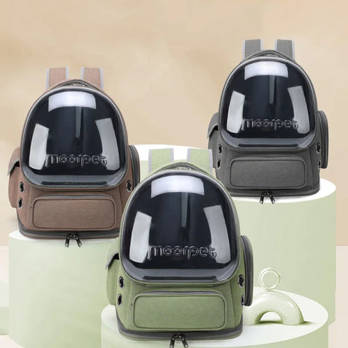 Transparent Breathable Cat Carrier Backpack for Outdoor Travel