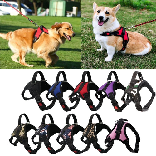 Strong No-Pull Dog Vest Harness with Padded and Reflective Design