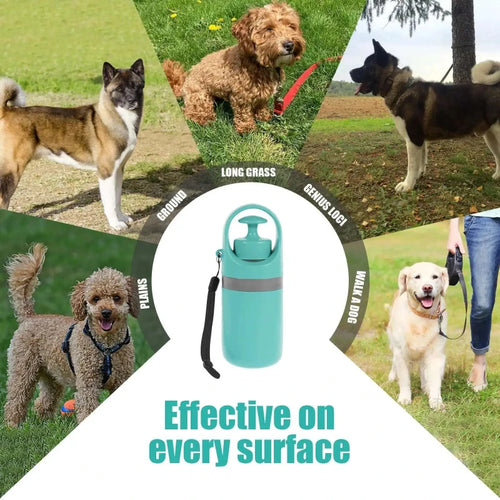 Portable No-Touch Pooper Scooper – Dog Waste Grabber with Bags