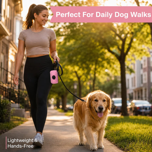 Hanging Dog Poop Bag Dispenser – Convenient Walking Bag Holder