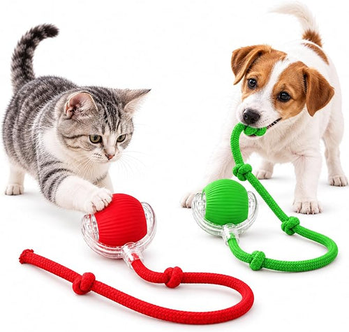 Automatic Rolling Dog Ball Toy - Rechargeable Smart Interactive Toy