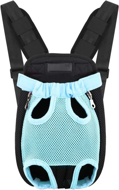 Legs-Out Pet Carrier Backpack - Adjustable Travel Bag for Dogs & Cats