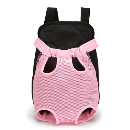 Legs-Out Pet Carrier Backpack - Adjustable Travel Bag for Dogs & Cats