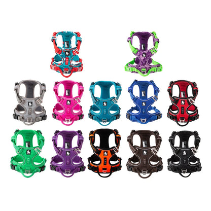 No-Pull Nylon Dog Harness | Adjustable Front Vest for All Dogs