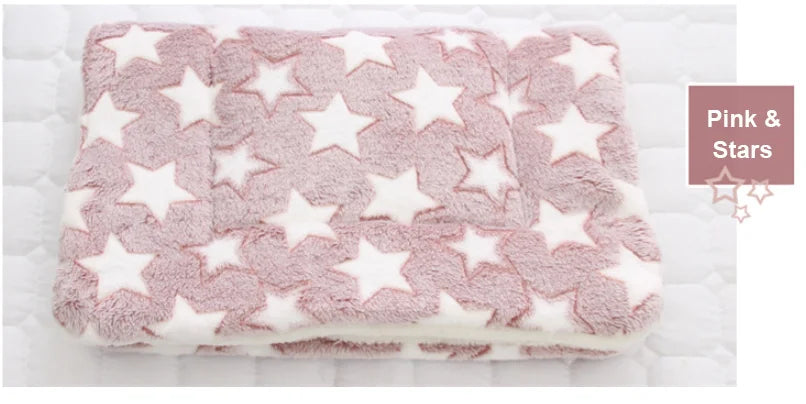 thickened soft fleece dog bed mat warm pet blanket for dogs and cats