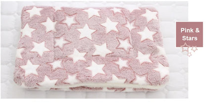 Thickened Soft Fleece Dog Bed Mat Warm Pet Blanket for Dogs and Cats