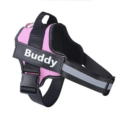 Personalized Reflective Dog Harness – No-Pull Vest for Walking