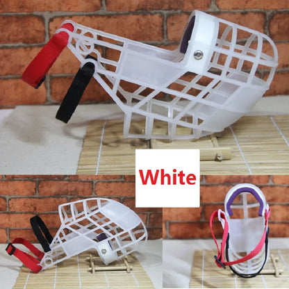 Adjustable Basket Muzzle for Dogs – Breathable Anti-Bite Mask