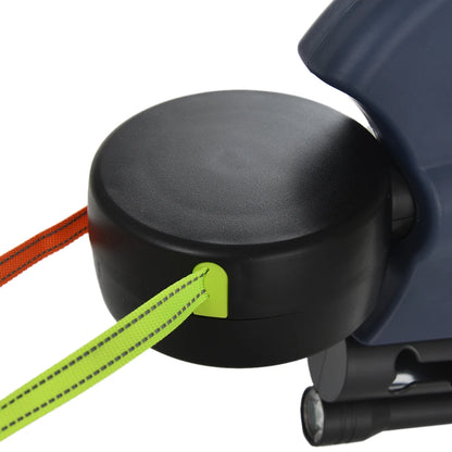 Retractable Double Dog Leash 3M Reflective No-Tangle with LED Lights