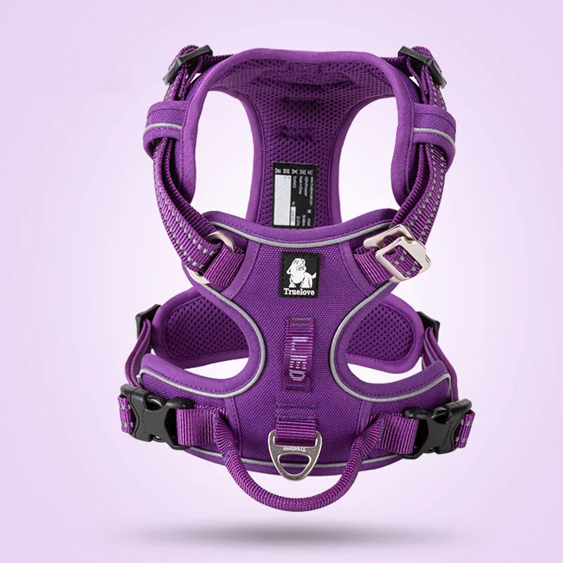 no-pull nylon dog harness | adjustable front vest for all dogs