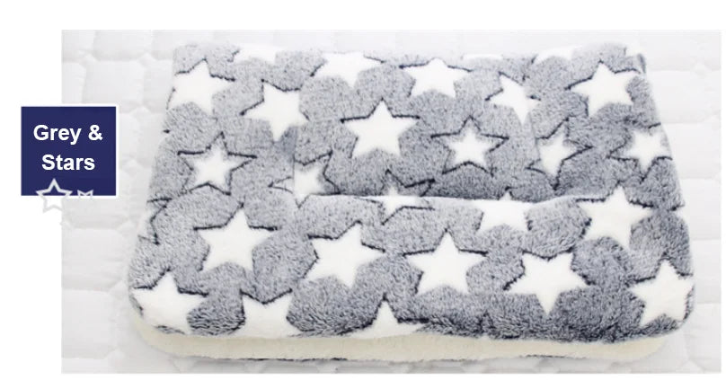 thickened soft fleece dog bed mat warm pet blanket for dogs and cats