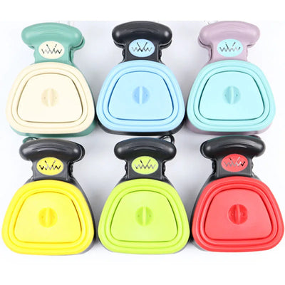 Foldable Dog Poop Scooper with Waste Bags for Easy Cleanup