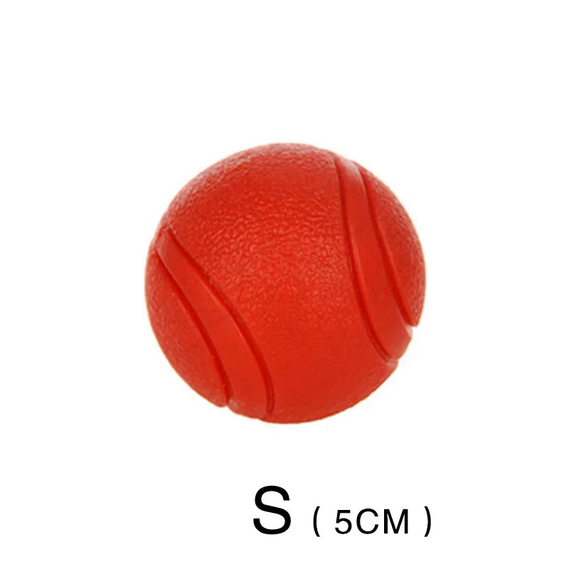 durable rubber bounce ball - bite-resistant dog toy for all sizes