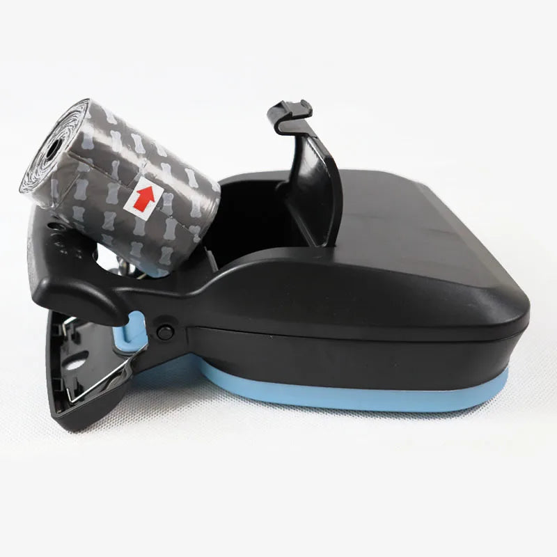 foldable dog poop scooper with waste bags for easy cleanup
