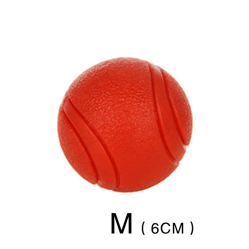 durable rubber bounce ball - bite-resistant dog toy for all sizes