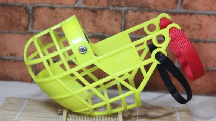 adjustable basket muzzle for dogs – breathable anti-bite mask