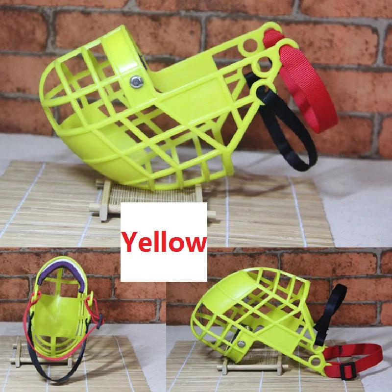 adjustable basket muzzle for dogs – breathable anti-bite mask