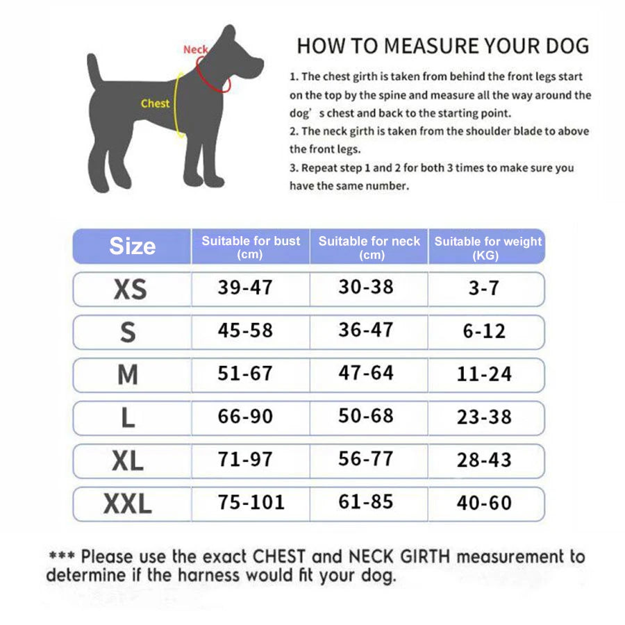 personalized reflective dog harness – no-pull vest for walking
