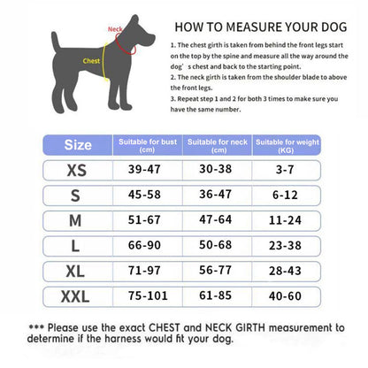 Personalized Reflective Dog Harness – No-Pull Vest for Walking