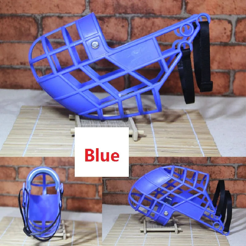 adjustable basket muzzle for dogs – breathable anti-bite mask