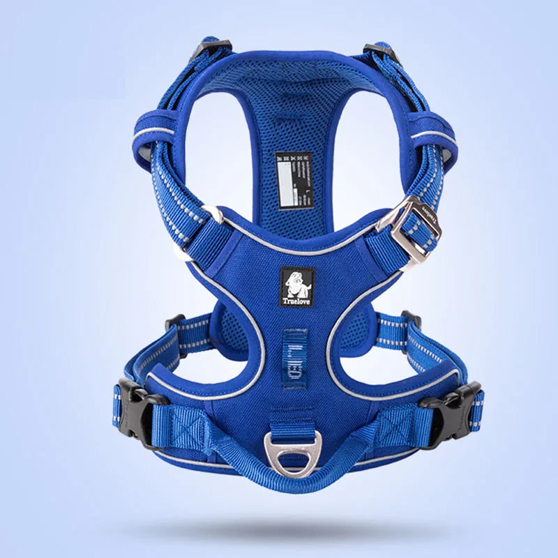 no-pull nylon dog harness | adjustable front vest for all dogs