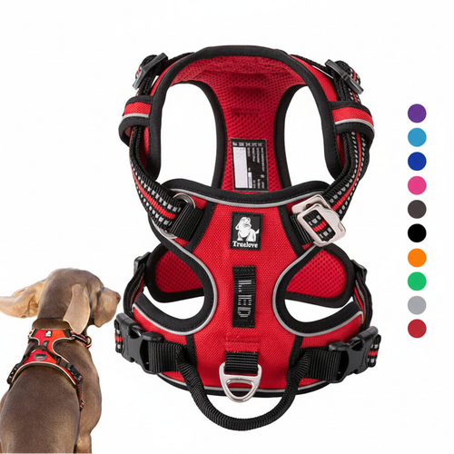 No-Pull Nylon Dog Harness | Adjustable Front Vest for All Dogs