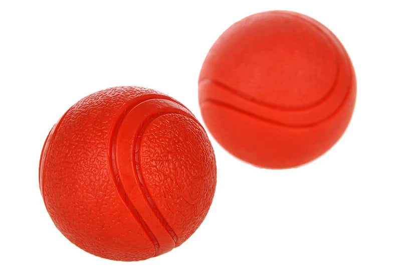 durable rubber bounce ball - bite-resistant dog toy for all sizes
