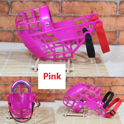 Adjustable Basket Muzzle for Dogs – Breathable Anti-Bite Mask