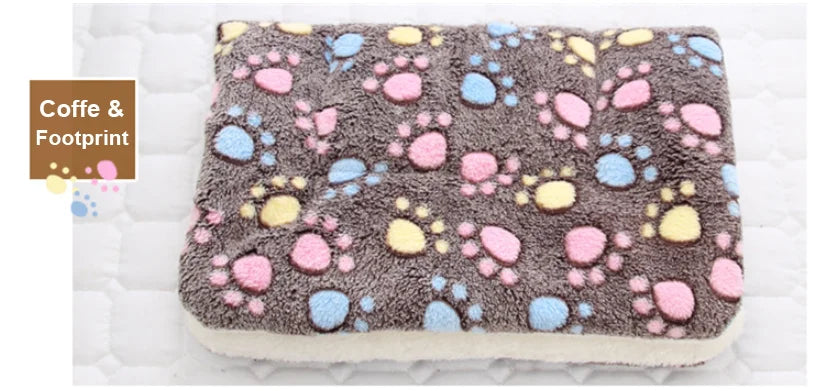 thickened soft fleece dog bed mat warm pet blanket for dogs and cats