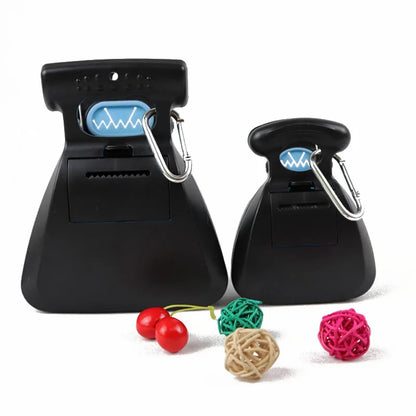 Foldable Dog Poop Scooper with Waste Bags for Easy Cleanup