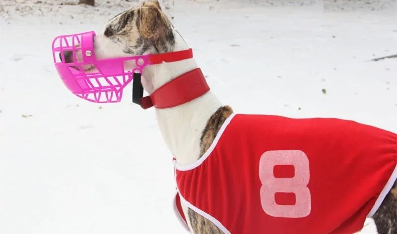 adjustable basket muzzle for dogs – breathable anti-bite mask