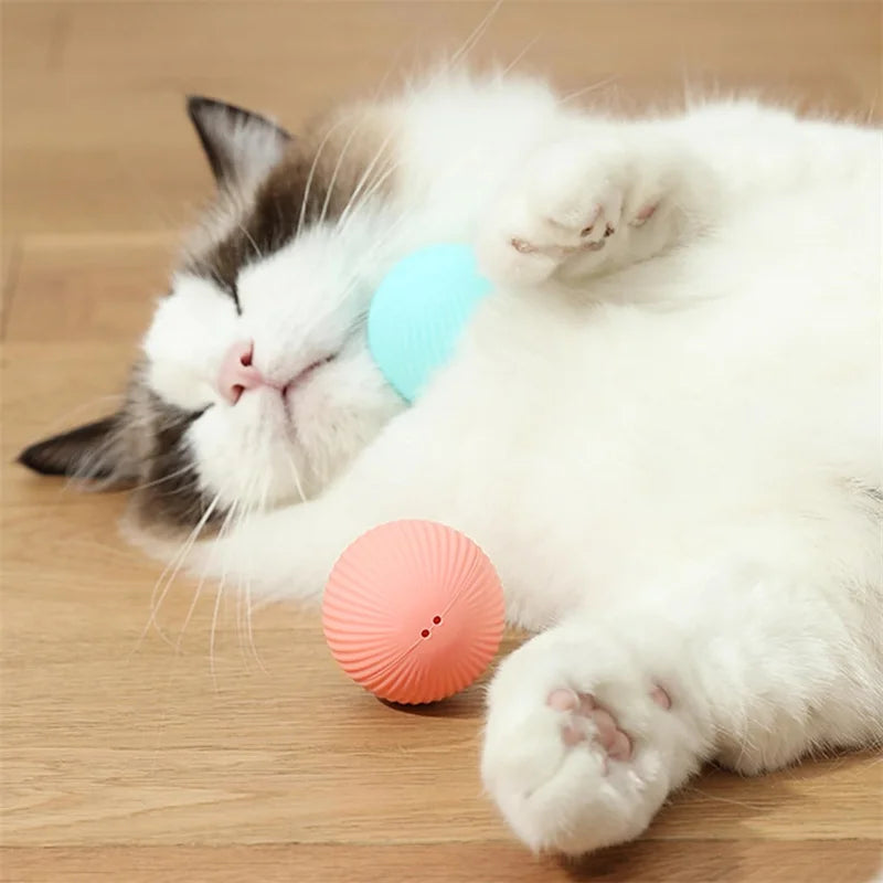 smart bouncing ball interactive electronic pet toy for dogs & cats