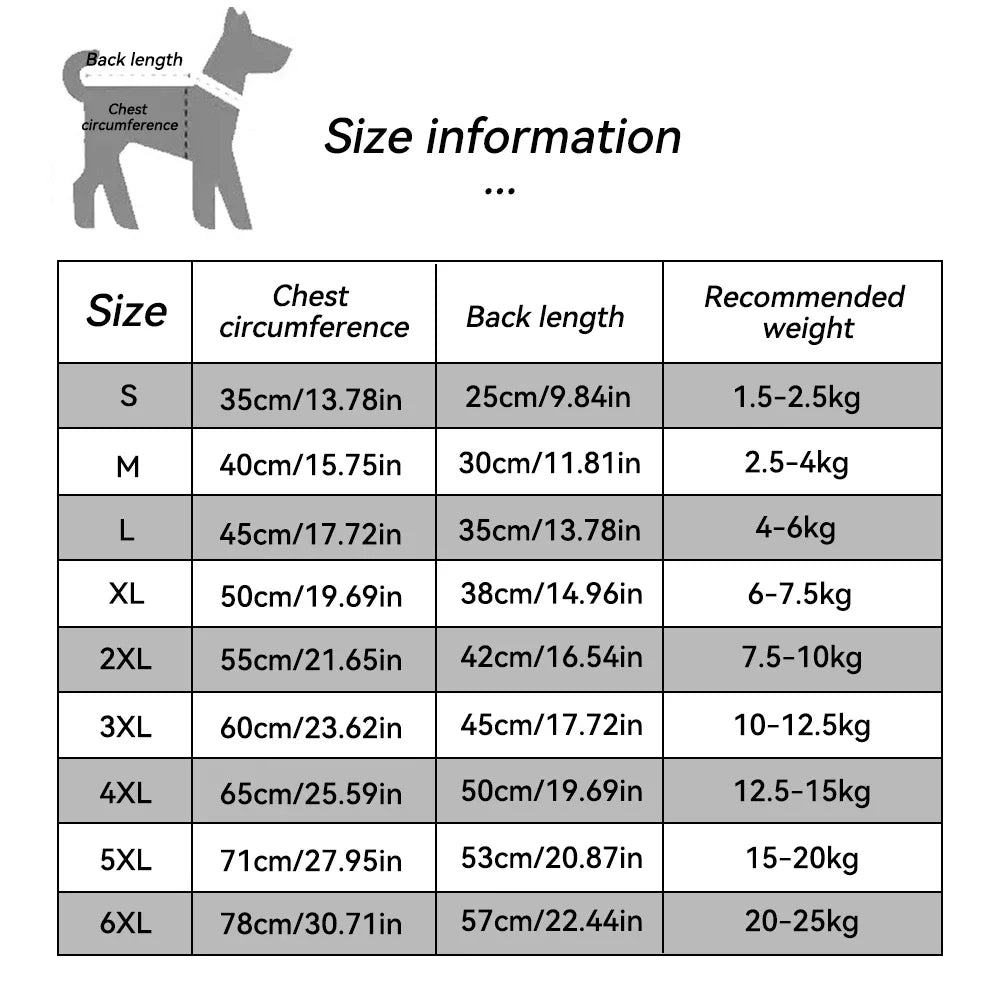 flannel dog sweater – warm winter pullover for small to large dogs