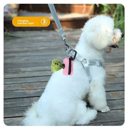 Hanging Dog Poop Bag Dispenser – Convenient Walking Bag Holder
