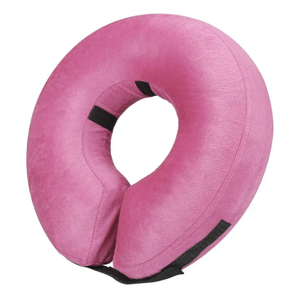Inflatable Pet Recovery Collar After Surgery - Soft, Comfortable Cone Alternative