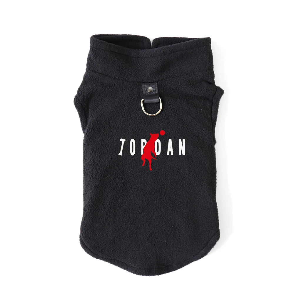 polar fleece warm dog singlet - buckle style for small medium dogs