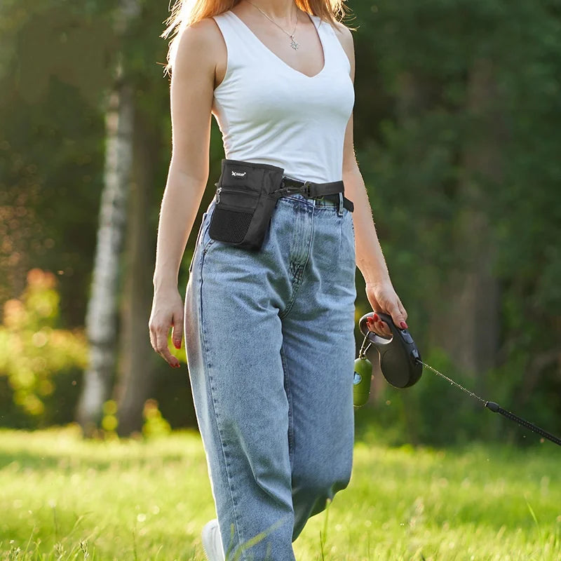 portable dog training treat waist bag – durable large capacity