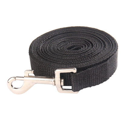 Long Nylon Dog Leash - Strong Lead Rope for Hiking, Walking & Travel