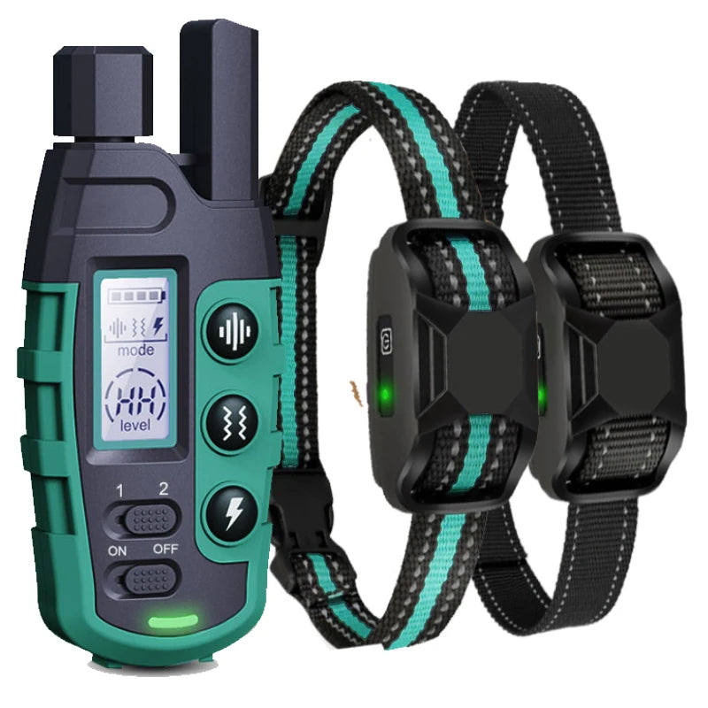 3300ft waterproof remote dog training collar with vibration and sound modes
