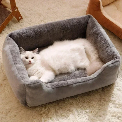 Plush Pet Bed for Cats & Small Dogs – Soft Breathable Cushion