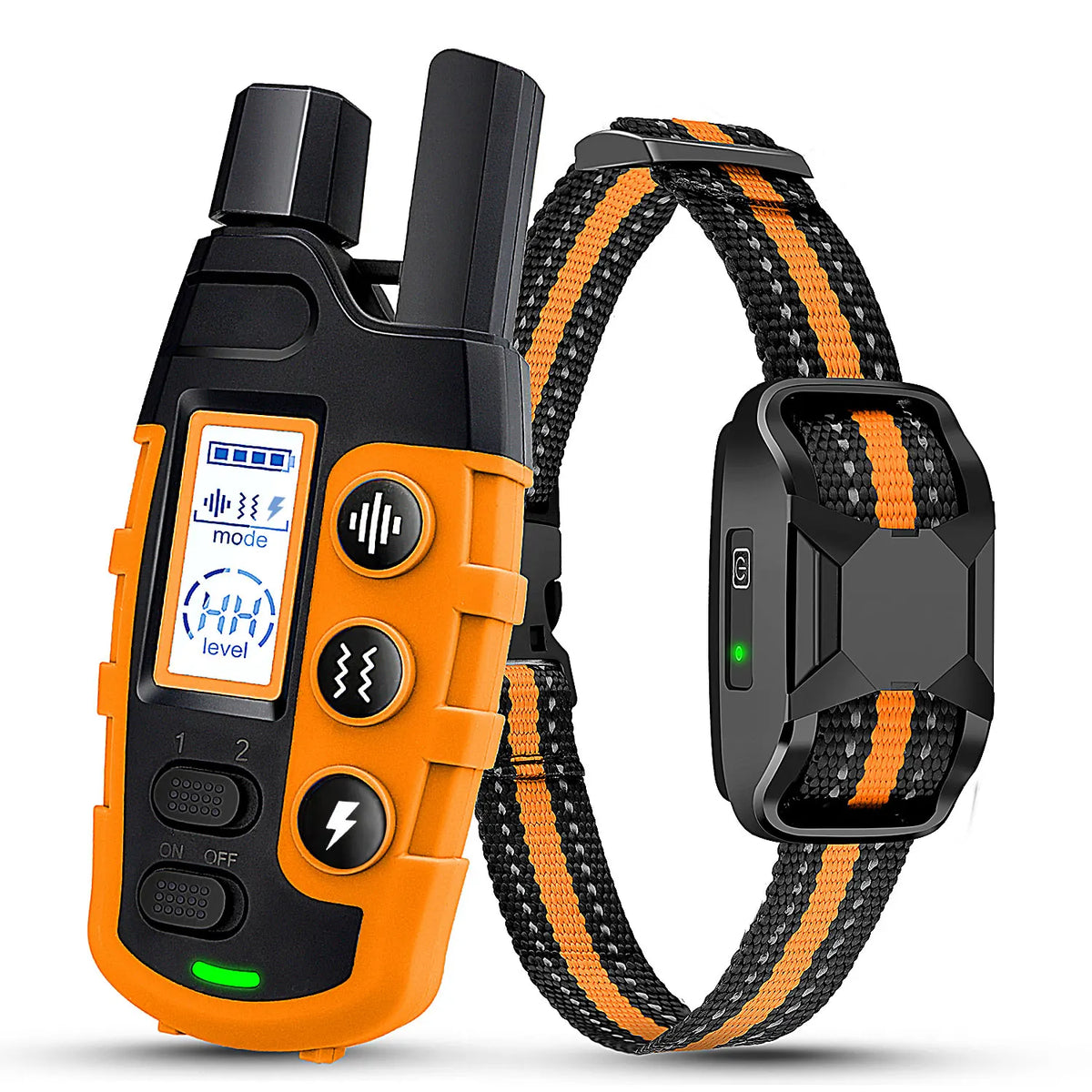 3300ft waterproof remote dog training collar with vibration and sound modes