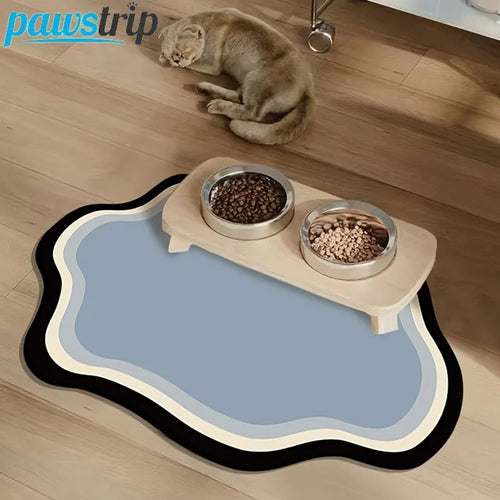 Non-Slip Absorbent Pet Feeding Mat – Quick-Dry Cat & Dog Placemat