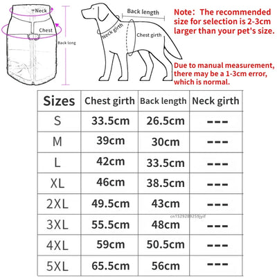 Waterproof Padded Dog Jacket – Warm Zipper Vest for All Sizes