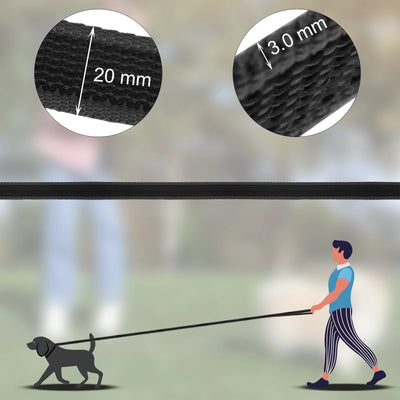 Extra-Long Fiber Dog Training Leash for Small and Large Dog Breeds