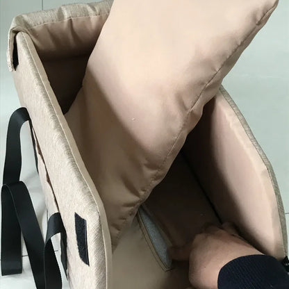 Portable Car Booster Seat & Carrier Bag for Small Dogs & Cats