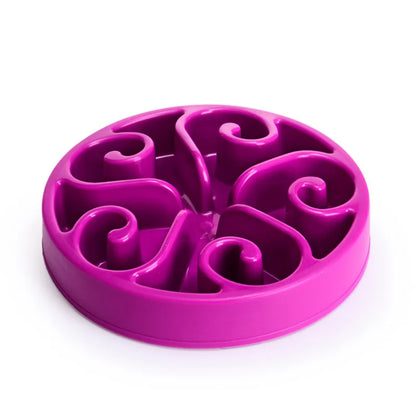 COOYOMOO Anti-Gulping Slow Feeder Dog Bowl – Fun Maze Design